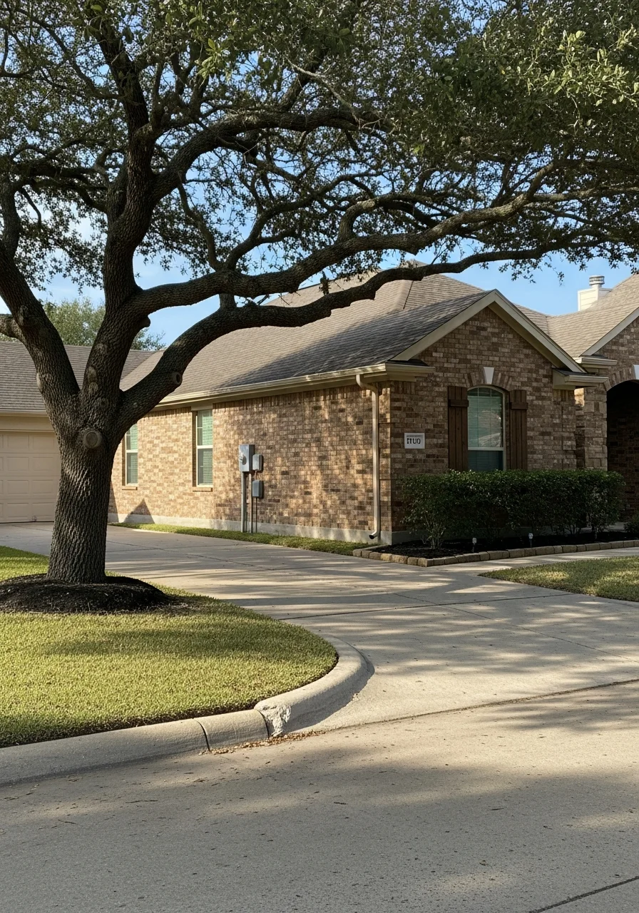 Dickinson home exterior showing quality construction and well-maintained property standards.