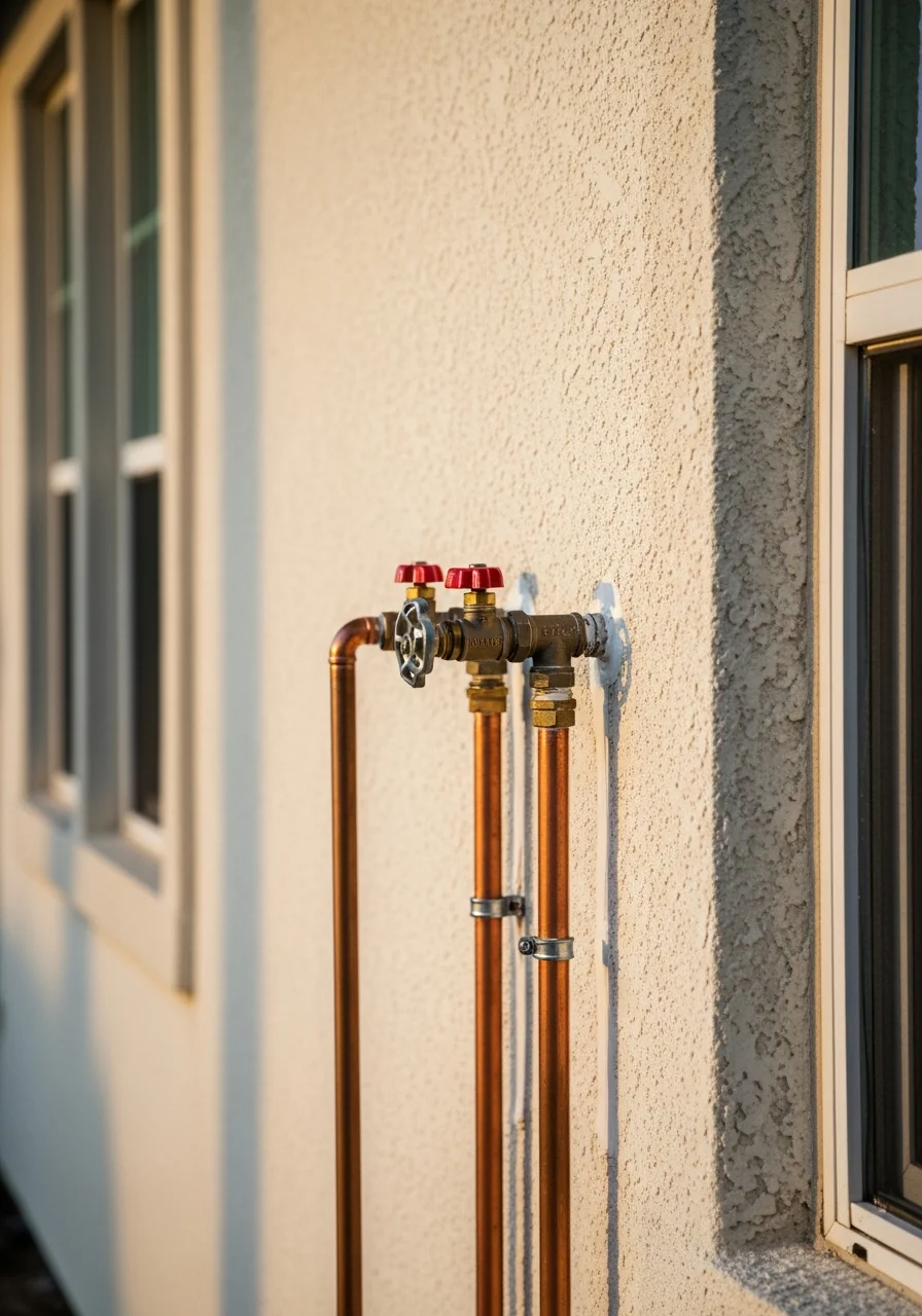 Close-up of coastal home details showing salt-resistant materials and maintenance standards.