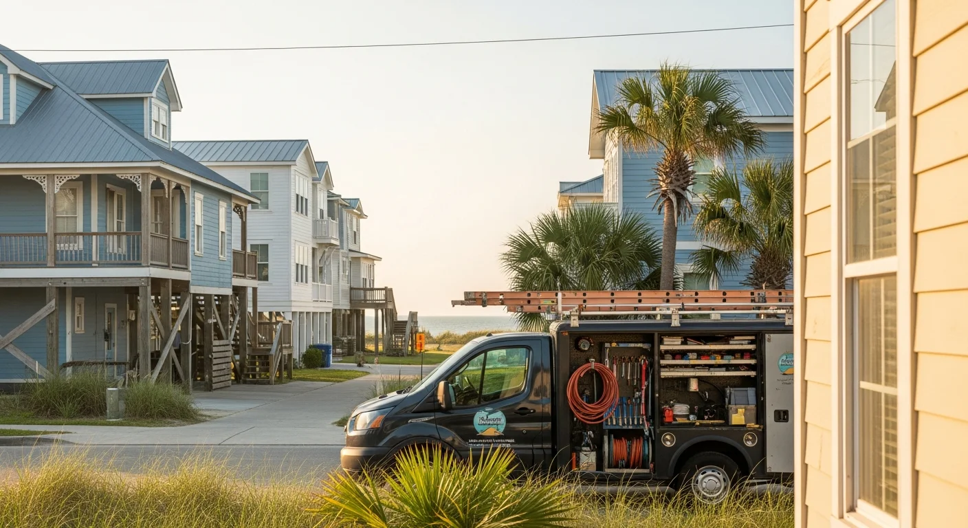 Galveston beachfront property with ocean view and coastal architecture.